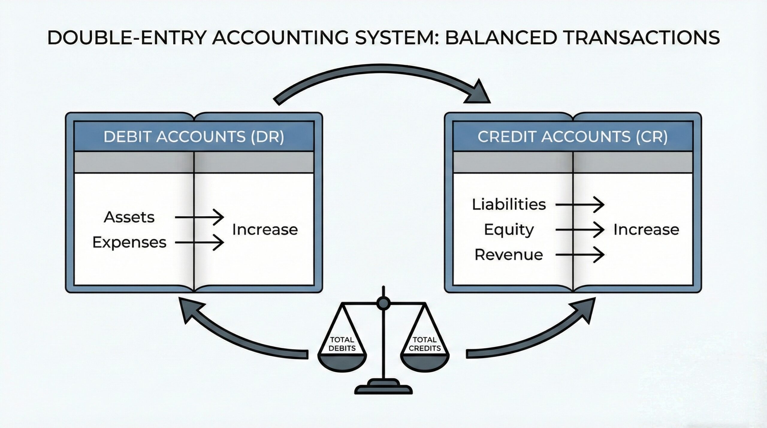 Double entry accounting system explained